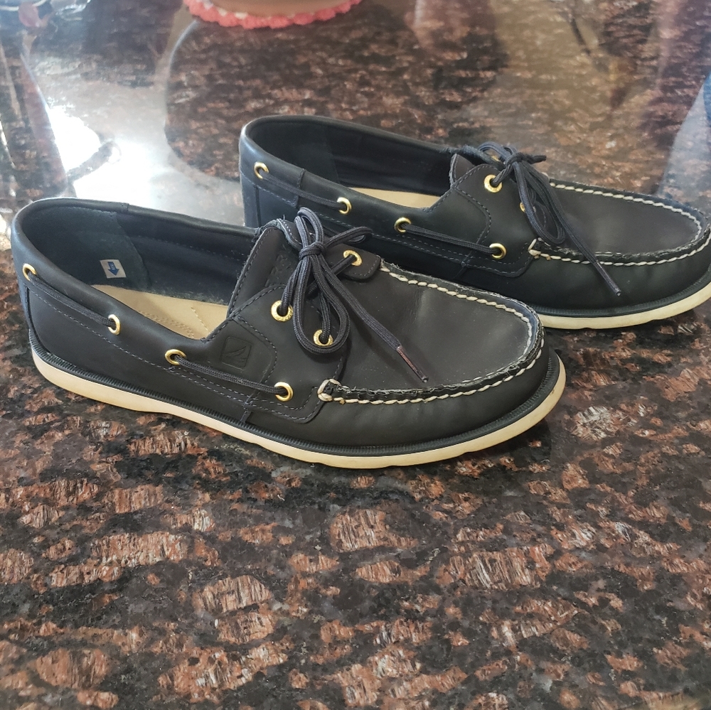 Leather Sperry Shoes